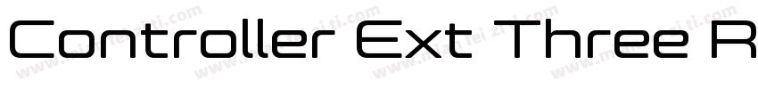 Controller Ext Three Regular字体转换